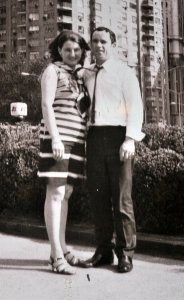 John and Mary in a family photo from the early days